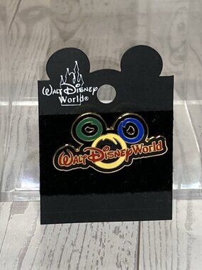 VTG 2000 DISNEY Walt Disney World MICKEY MOUSE Head Icon Trading Pin NEW